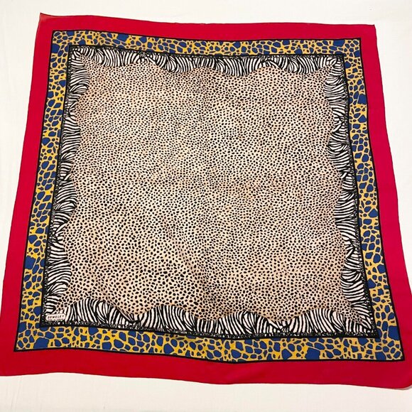 Vintage Semeley Scarf 45 x 45 Inch Made in Turkey - Picture 9 of 16